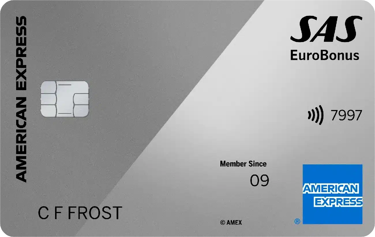 SAS EuroBonus American Express-kort