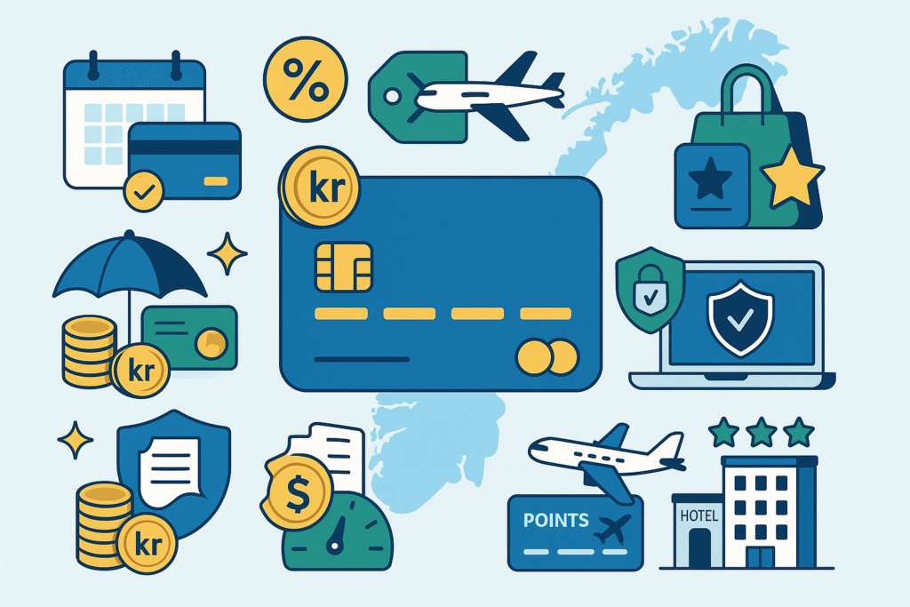 Alle kredittkort i Norge 2026 — Komplett oversikt og sammenligning