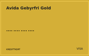 Avida Gebyrfri Gold