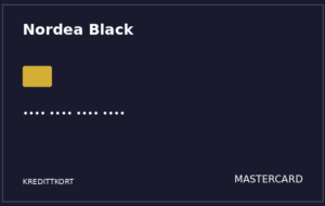 Nordea Black Mastercard
