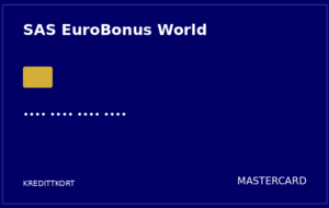 SAS EuroBonus World Mastercard Premium