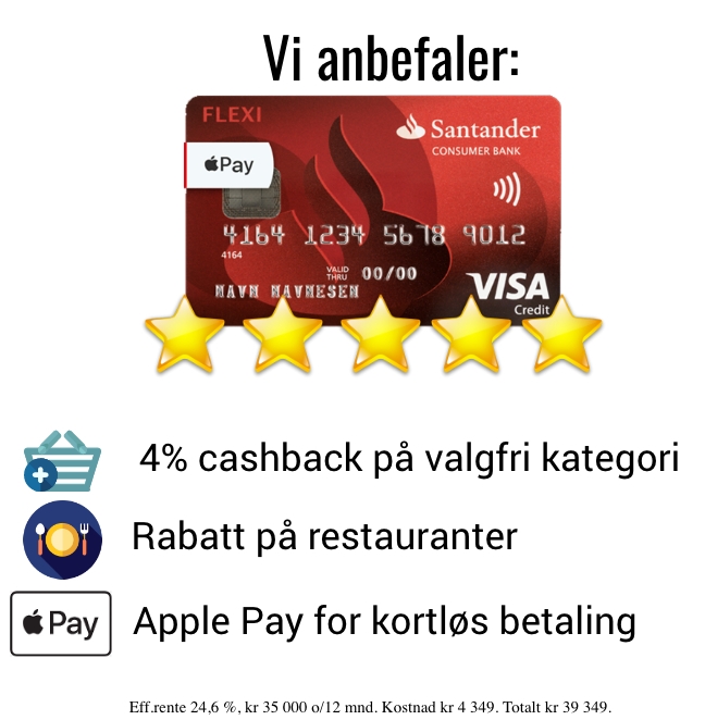 Det beste norske kredittkortet