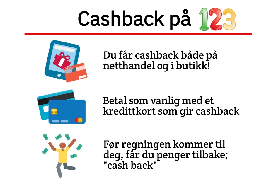 Hva betyr cashback? Hvordan funger cashback?